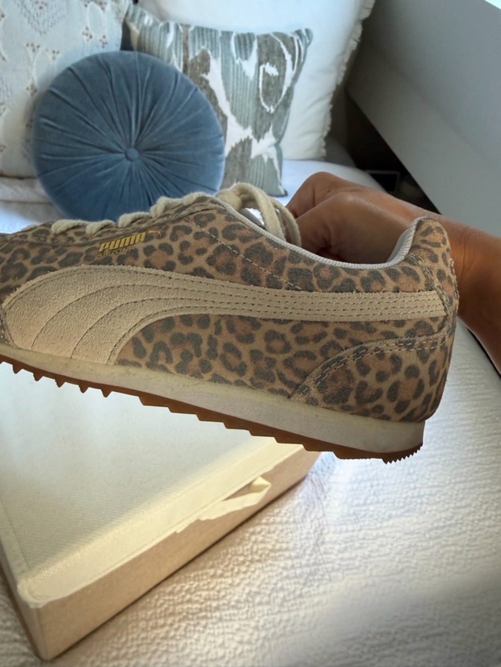 Puma Women’s Leopard Print Sneakers - Picture 7 of 7
